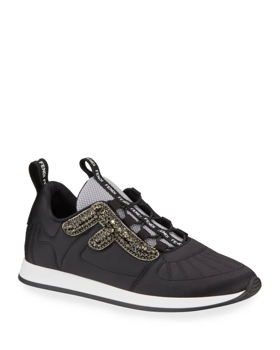 Fendi Freedom Stretch Sneakers with Crystals | Neiman Marcus
