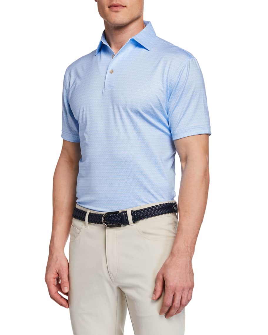 Peter Millar Men's 42nd-Print Golf Polo Shirt | Neiman Marcus
