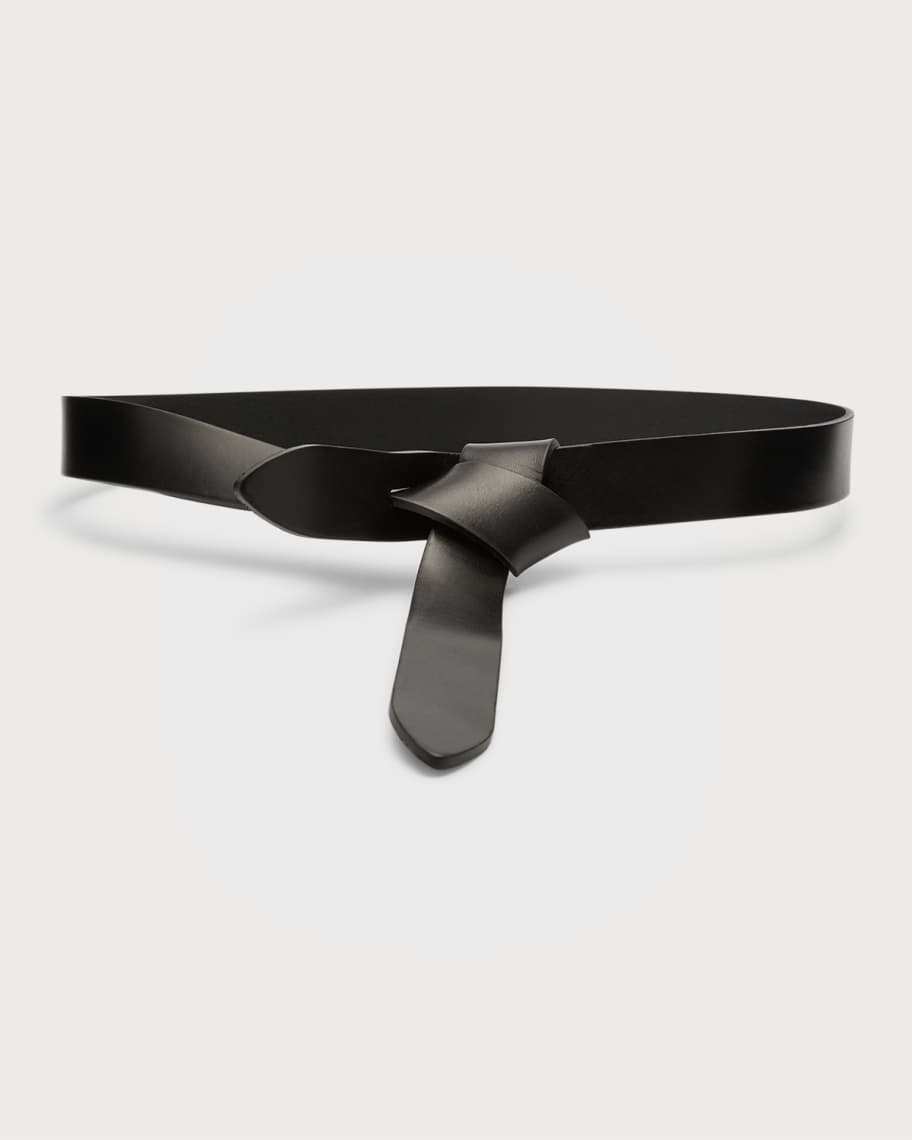 Isabel Marant Lecce Leather Tie Belt | Neiman Marcus