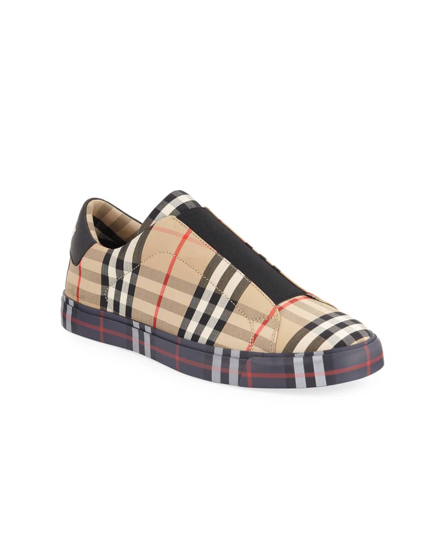 Burberry markham check sneakers Clearance