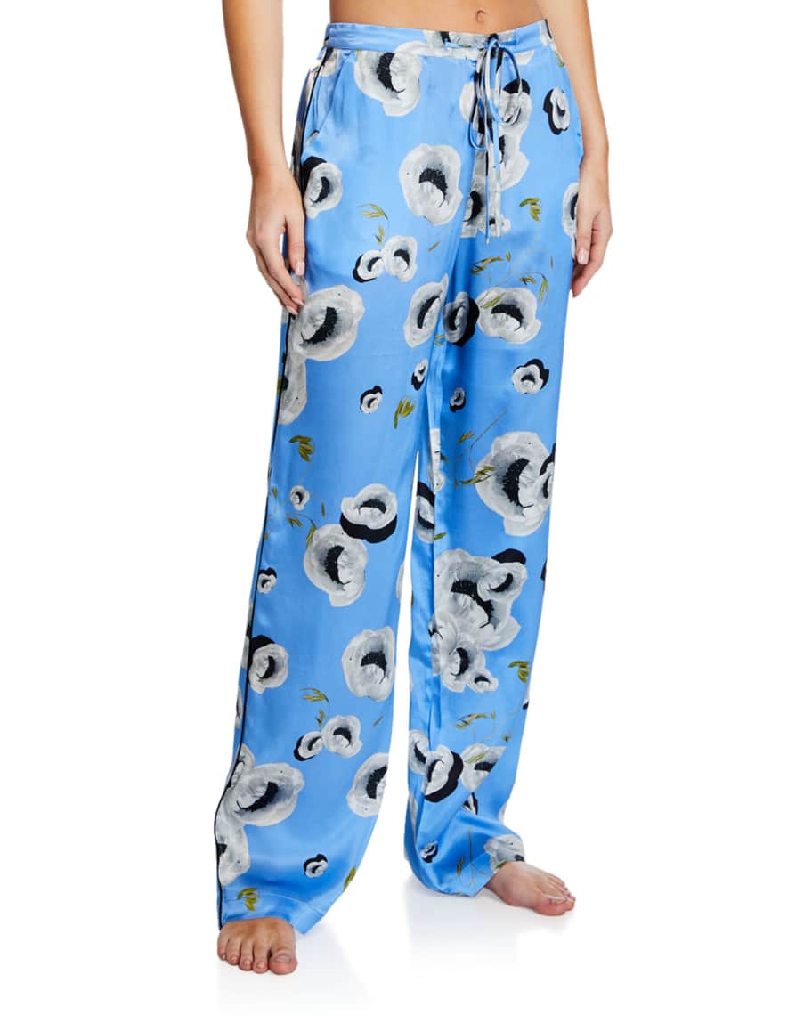 Violet and wren silk pajamas clearance