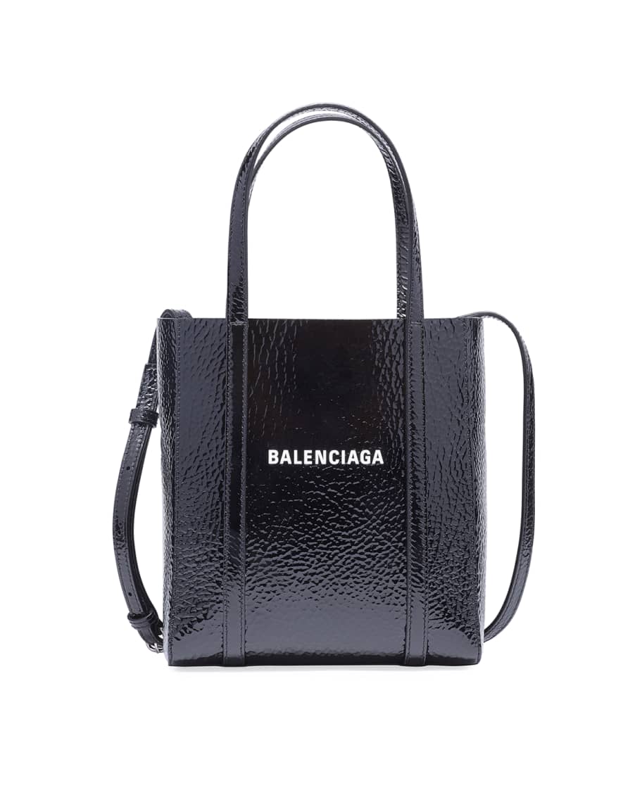 Balenciaga Everyday AJ XS Leather Logo Camera Bag