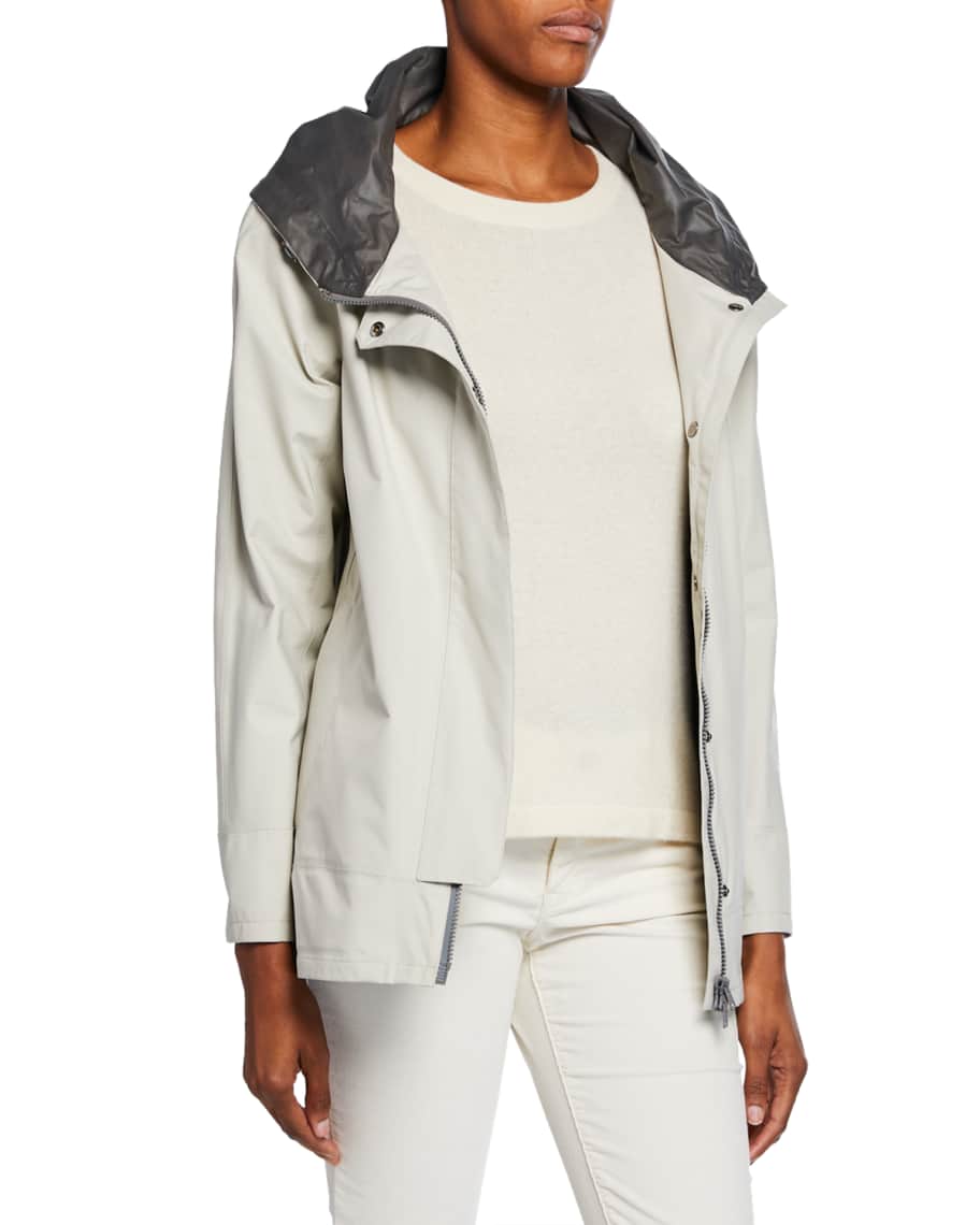 Herno Paclite 2-Layer Hooded Jacket | Neiman Marcus