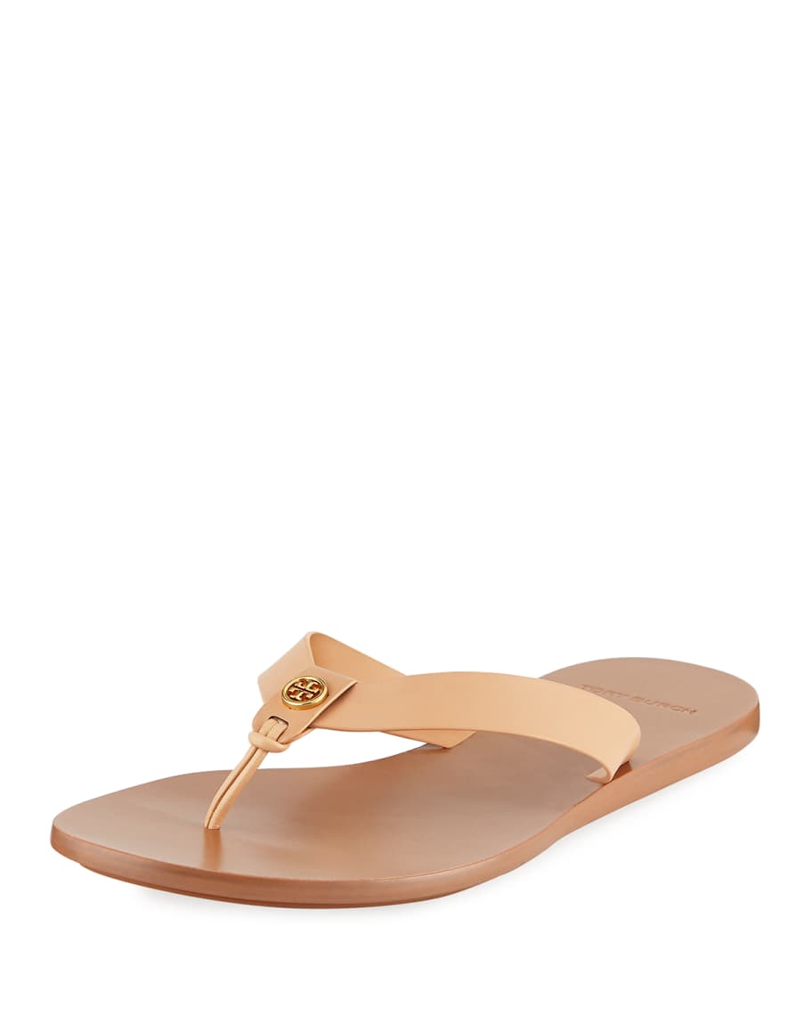 Tory Burch Manon Leather Thong Sandals | Neiman Marcus