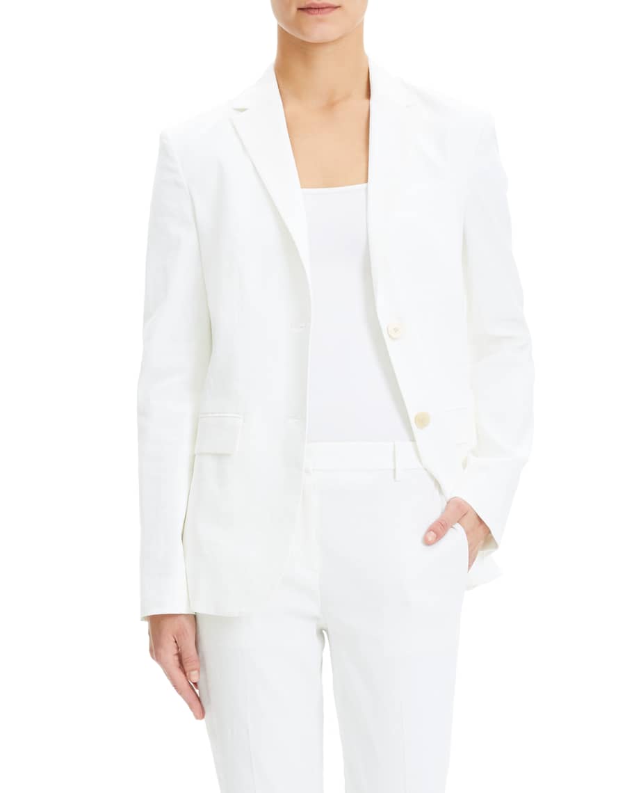 Theory Eco Crunch Wash Blazer | Neiman Marcus