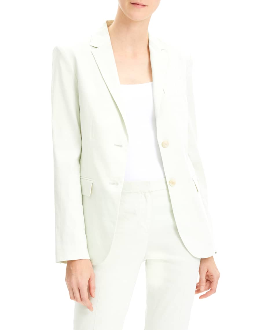 Theory Eco Crunch Wash Blazer | Neiman Marcus