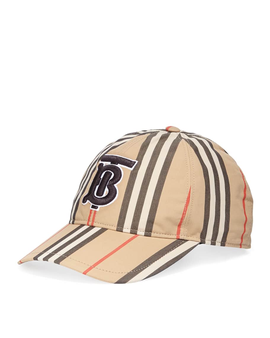 Burberry Icon Stripe Baseball Cap | Neiman Marcus
