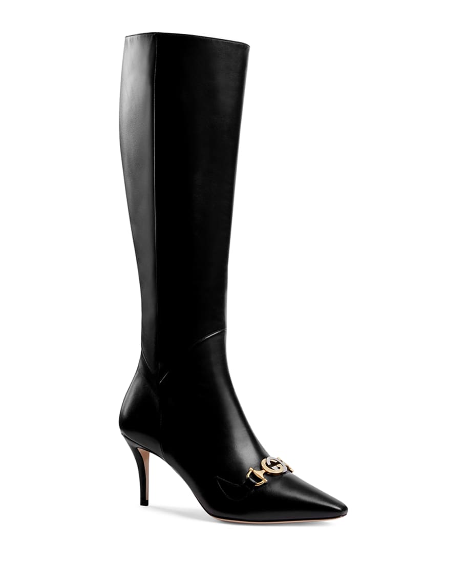 Gucci Zumi Horsebit Knee Boots Neiman Marcus