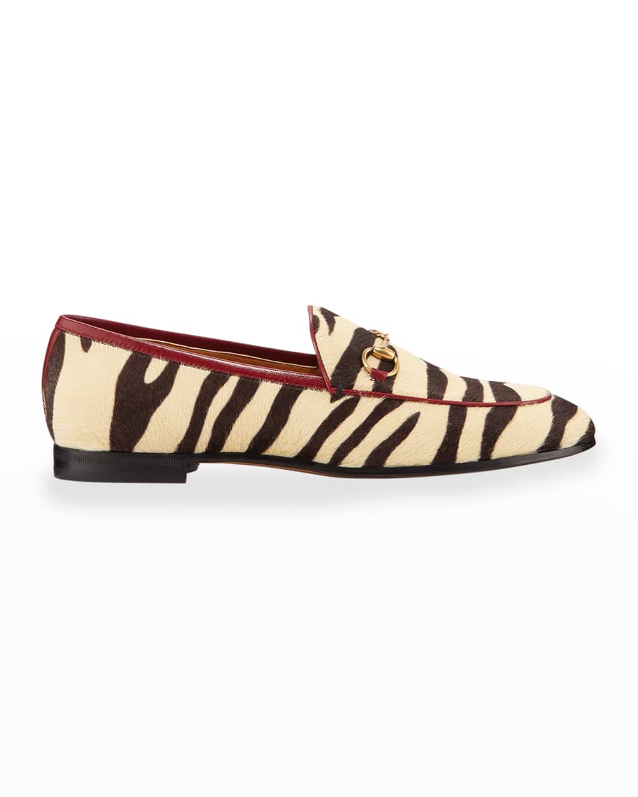 Gucci on sale zebra loafers
