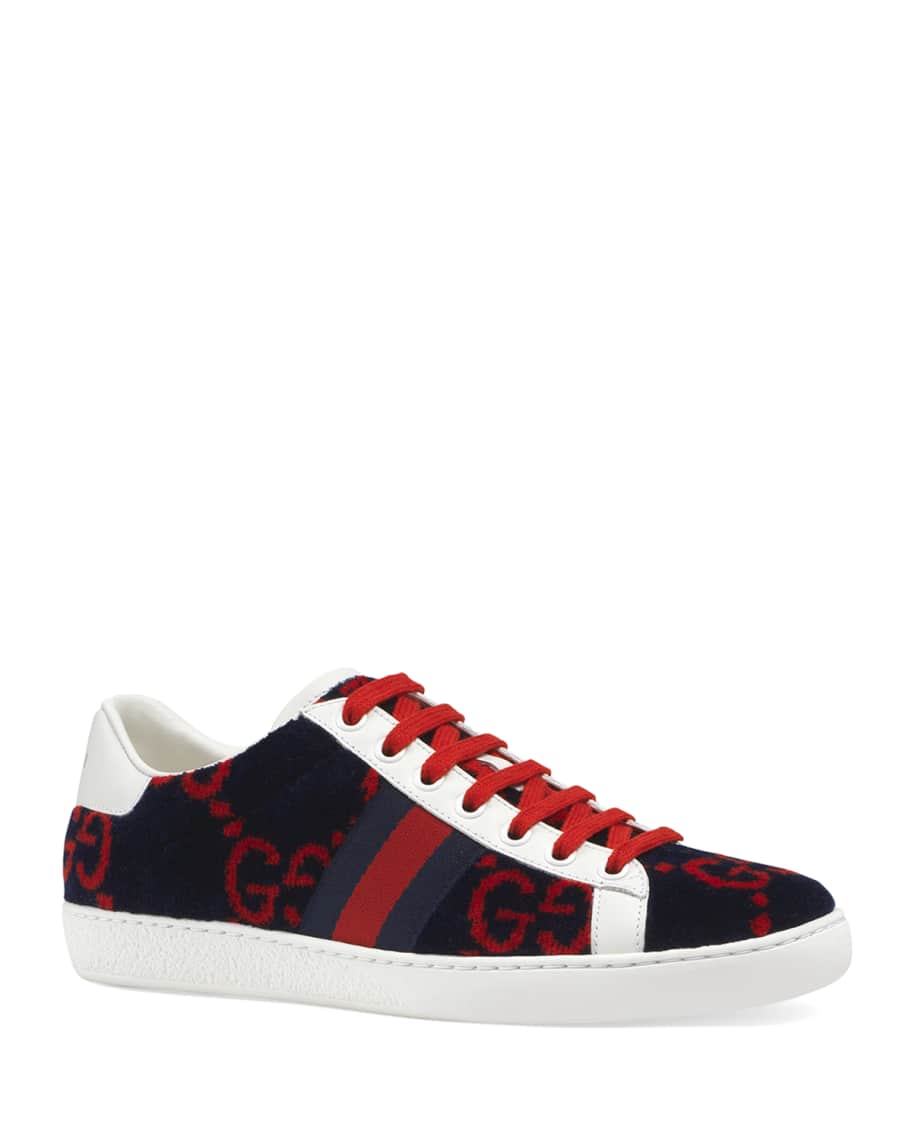 Gucci New Ace GG Terry Sneakers | Neiman Marcus