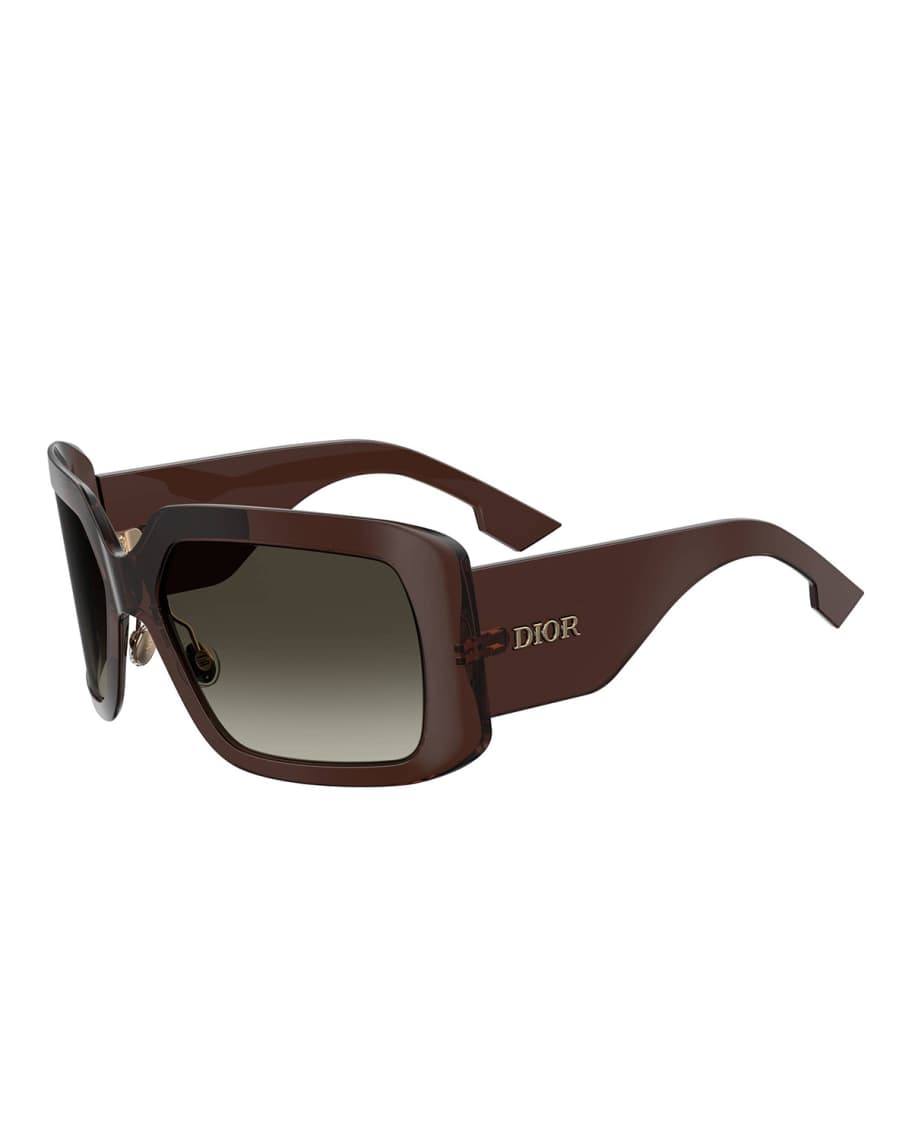 Dior solight chunky sale rectangle sunglasses
