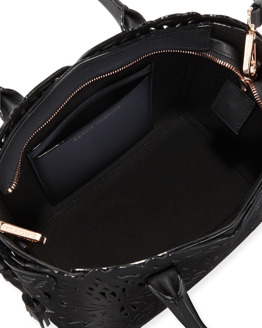 Liara Mini Butterfly Tote Bag Black