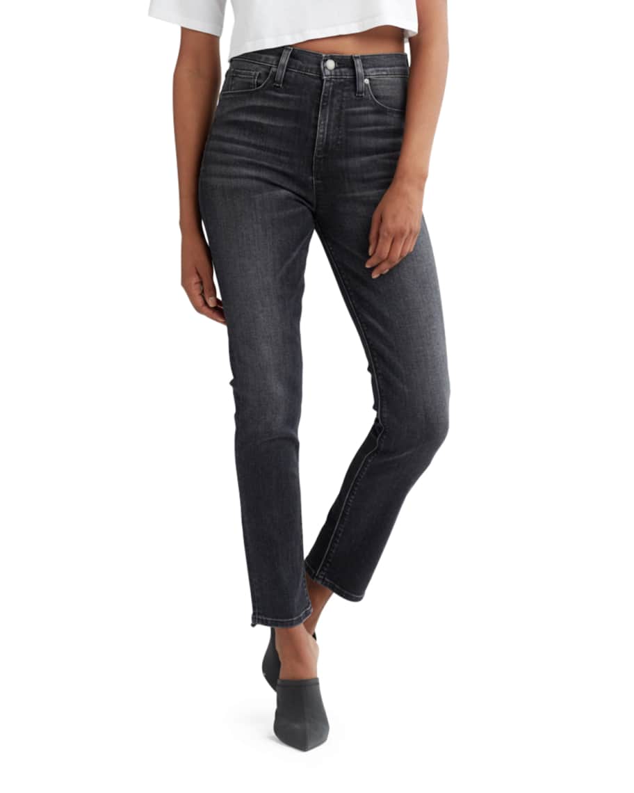 Hudson Holly High-Rise Crop Skinny Jeans | Neiman Marcus
