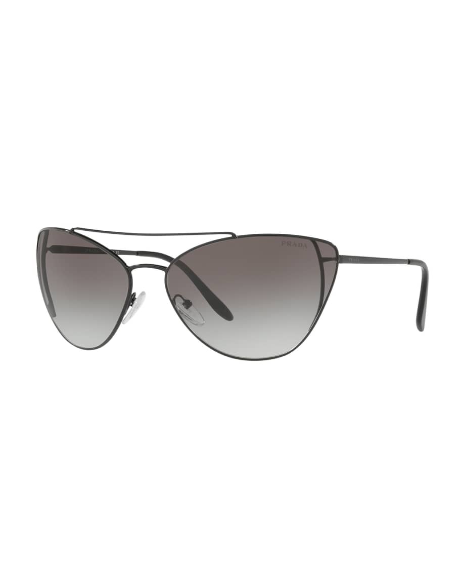Prada Metal Cat-Eye Sunglasses | Neiman Marcus