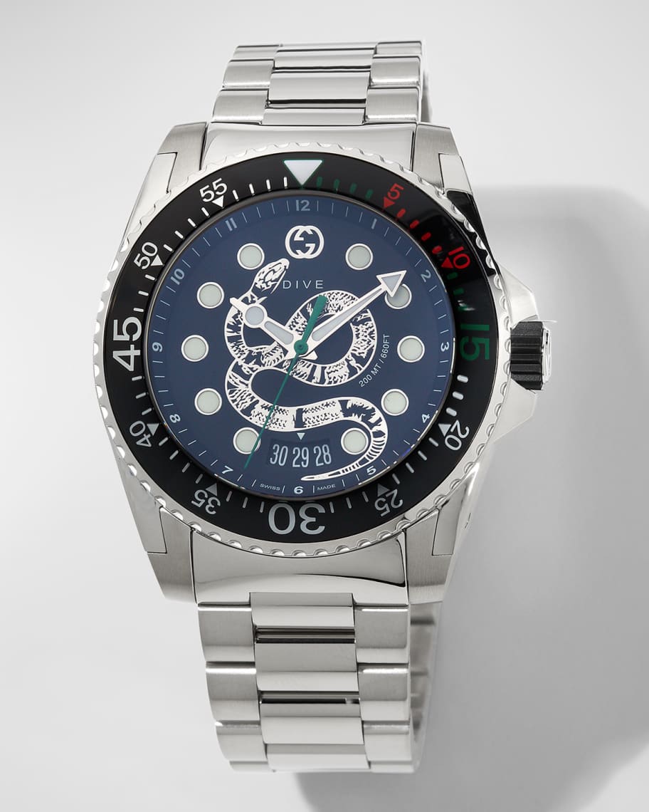 Gucci snake dive watch clearance