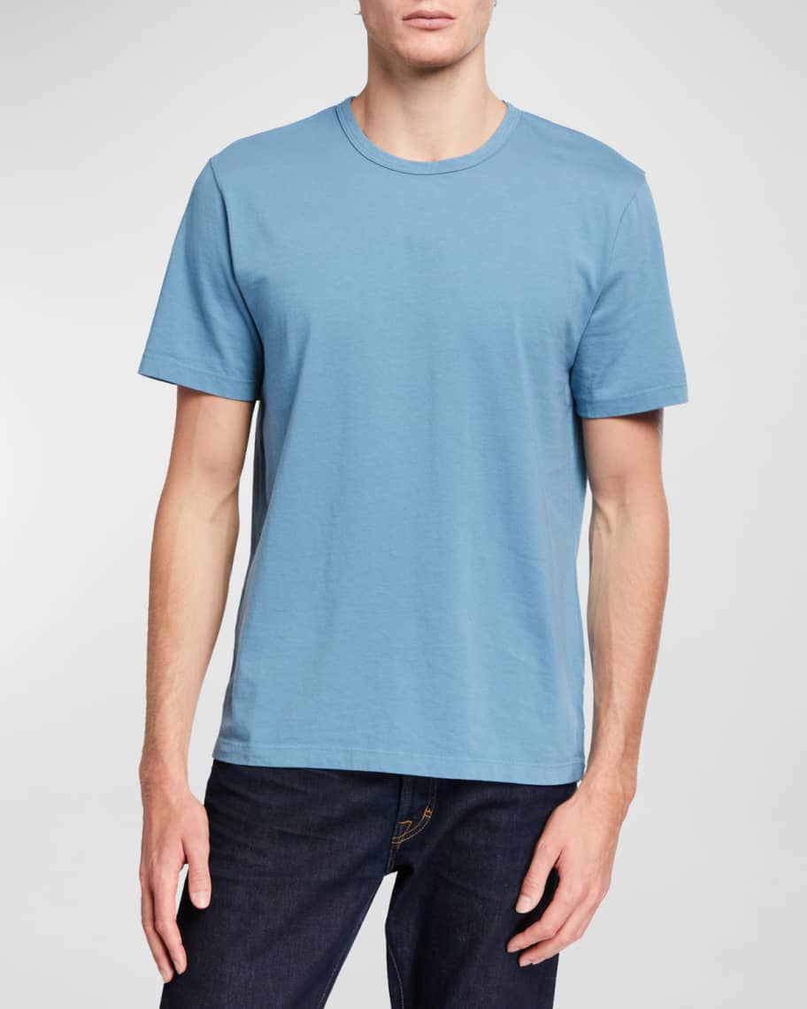 Vince Men's Garment-Dyed Crewneck T-Shirt | Neiman Marcus