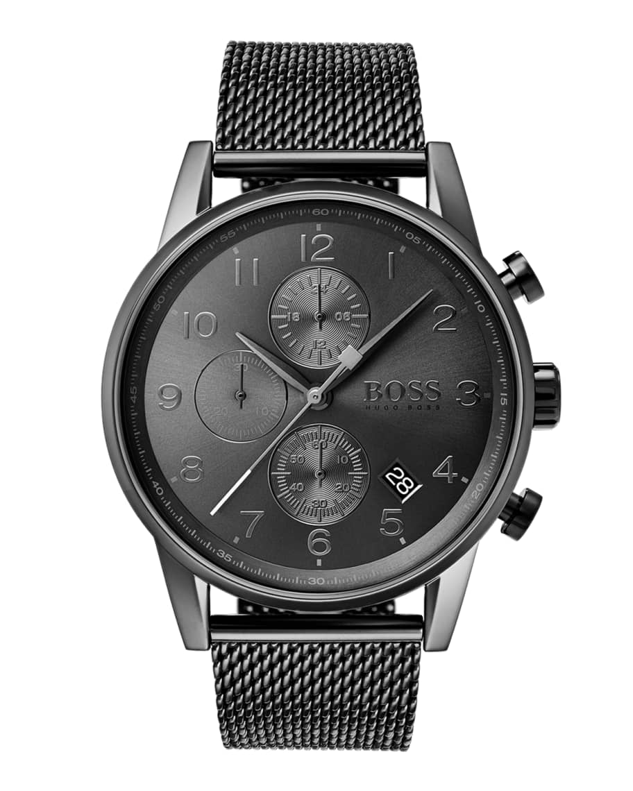 Hugo Boss Men's Navigator Chronograph Bracelet Watch, IP Gray | Neiman ...