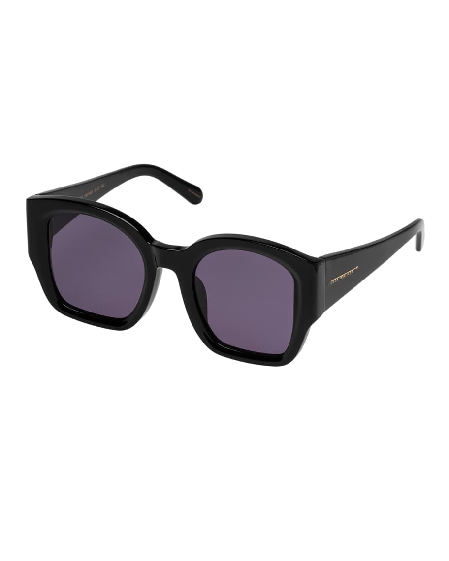 Karen Walker Check Mate Oversized Square Sunglasses | Neiman Marcus
