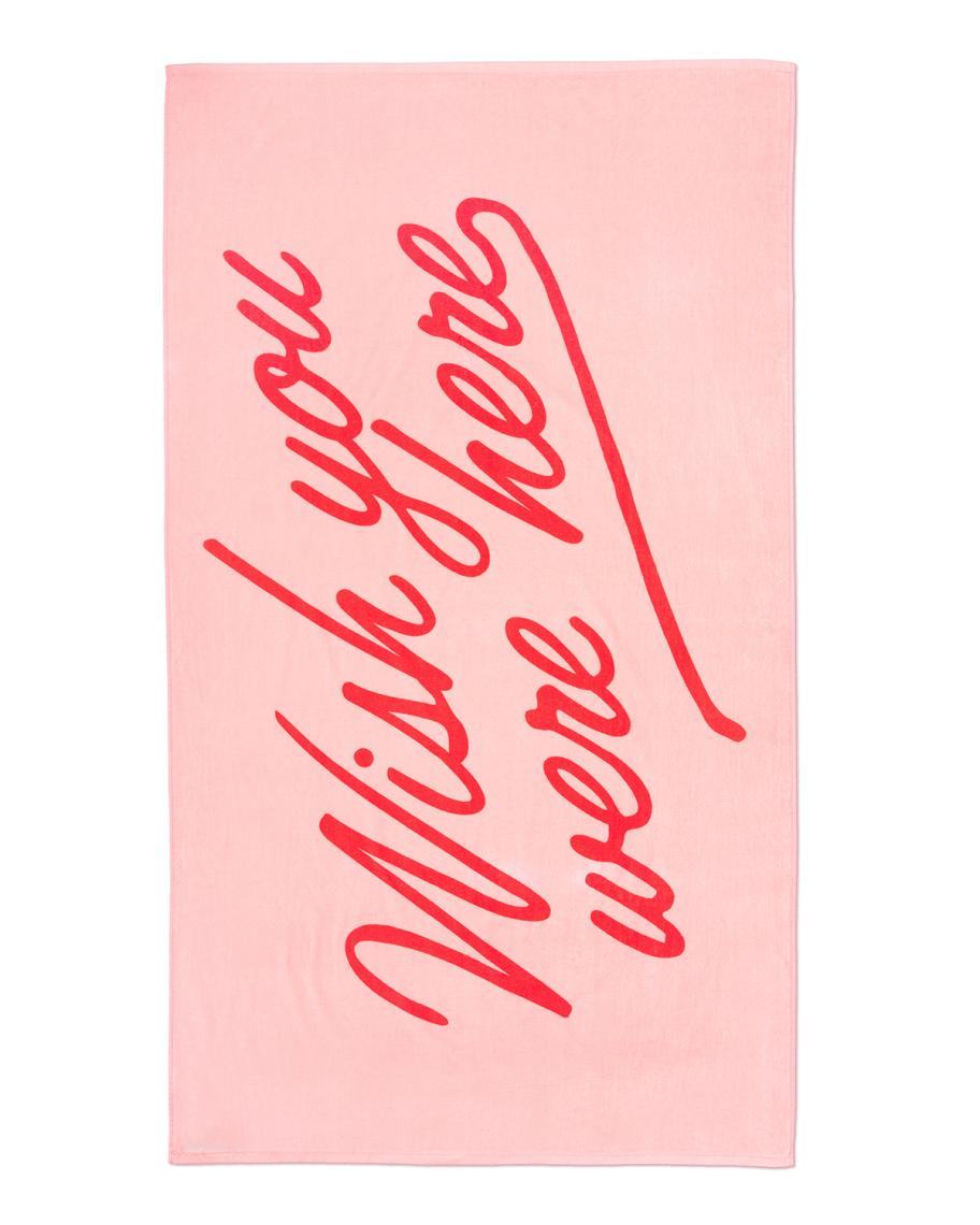 Ban.do Wish You Were Here Beach Towel | Neiman Marcus