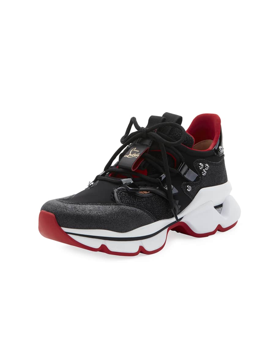 Christian Louboutin Donna Red Sole Runner Sneakers | Neiman Marcus