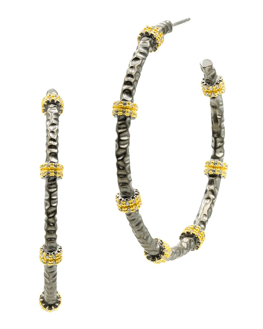 Freida Rothman Starry Night Hoop Earrings main image 1