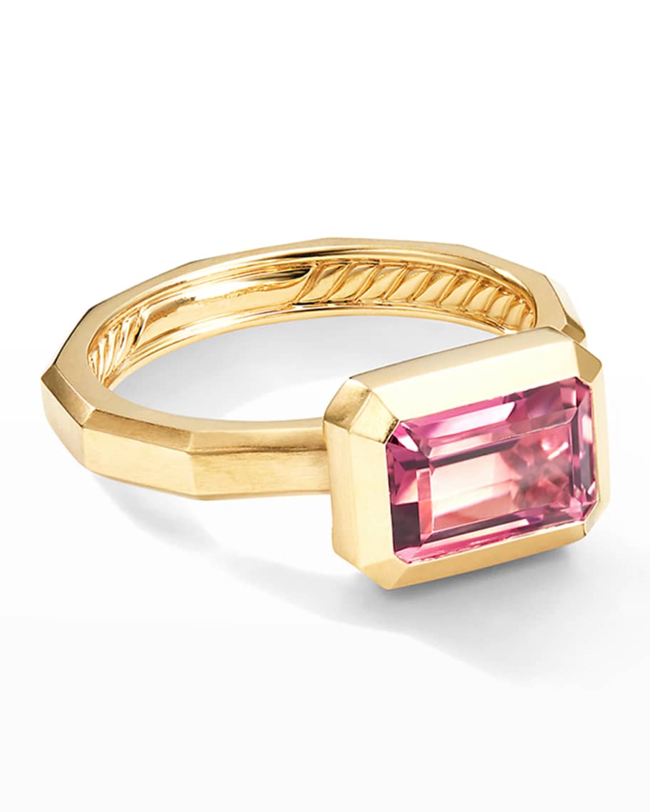 David Yurman Novella 18k Pink Tourmaline Ring, Size 7 | Neiman Marcus