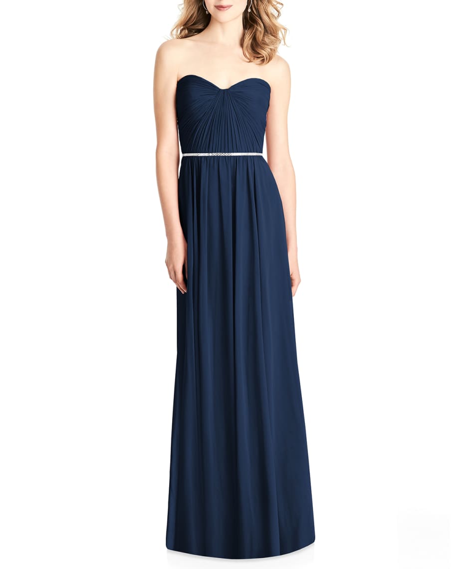 Jenny packham lux chiffon gown outlet