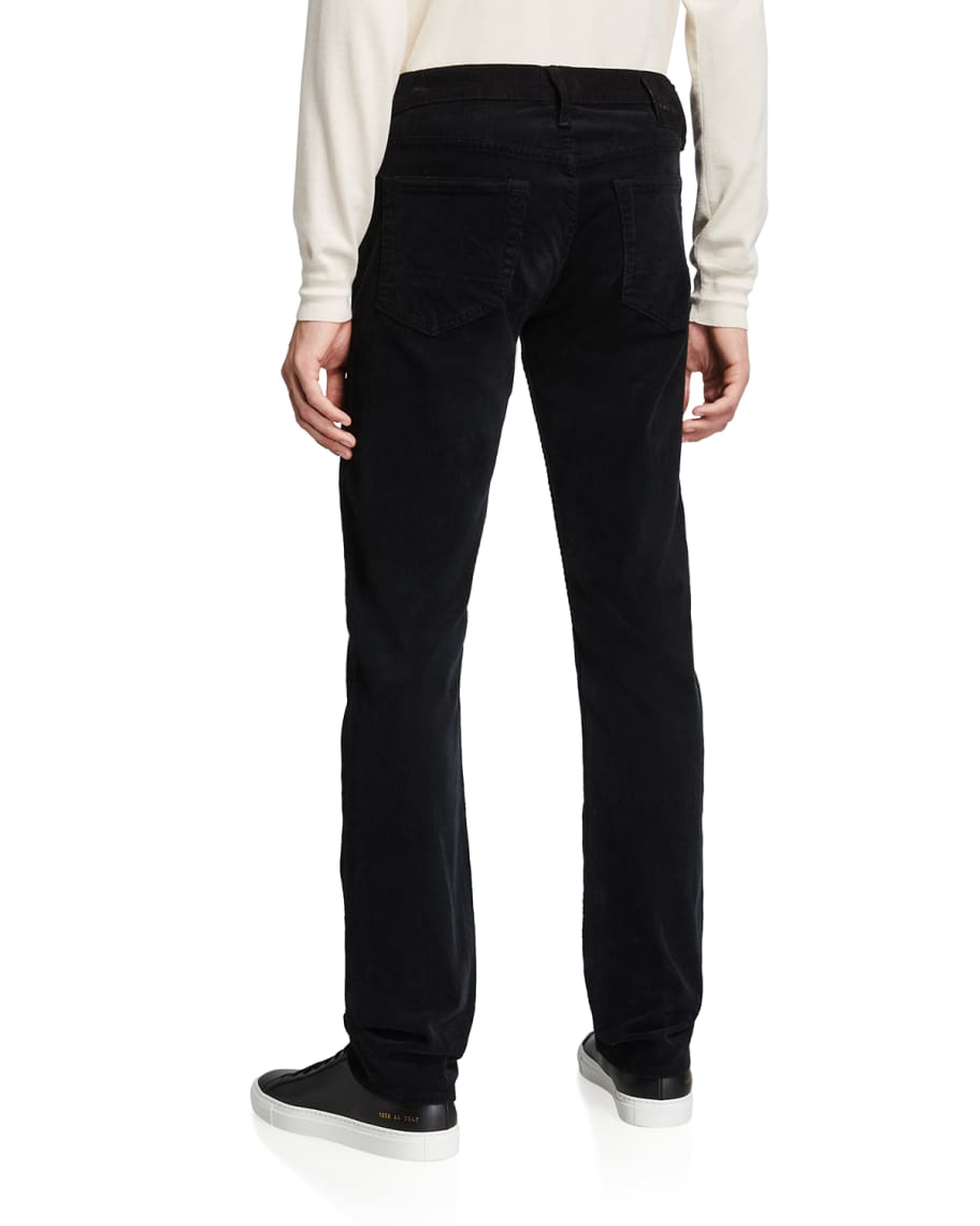 Image 2 of 4: Men's Straight-Leg Corduroy Stretch Pants