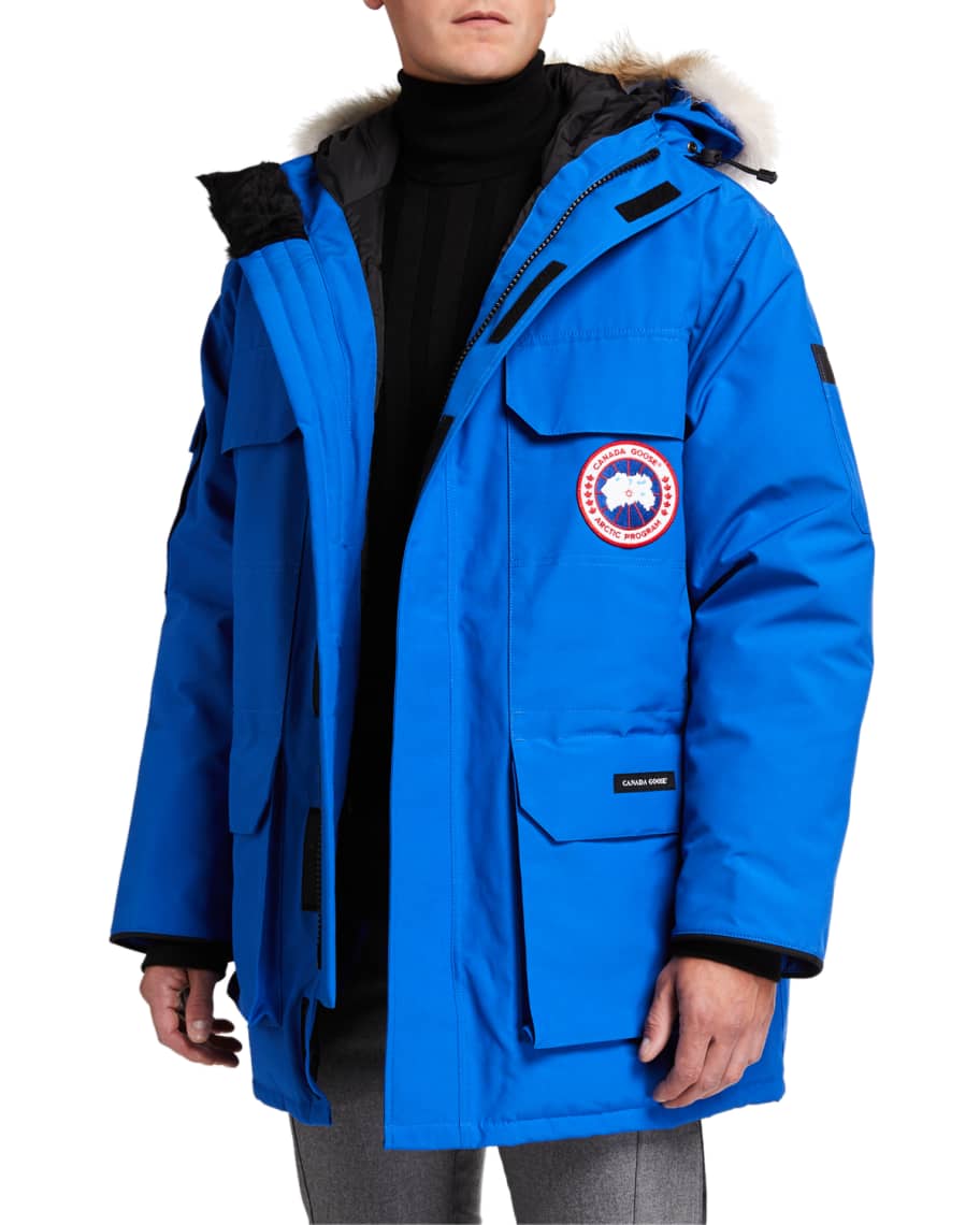 Canada Goose Men's Expedition Hooded Parka Coat w/ Removable Fur Trim ...