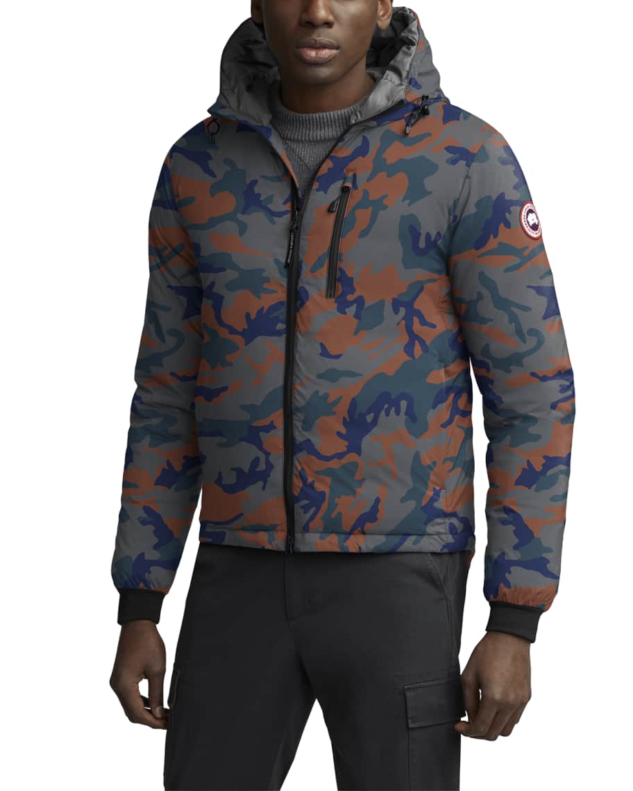 Camo goose down jacket hotsell