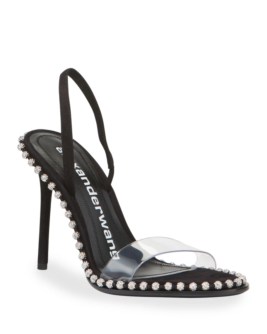 Alexander wang nova studded stiletto sandals deals