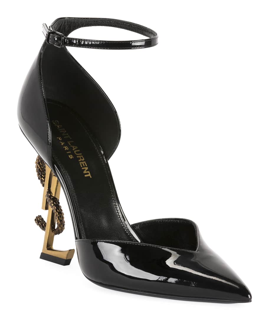 Saint laurent snake clearance heels