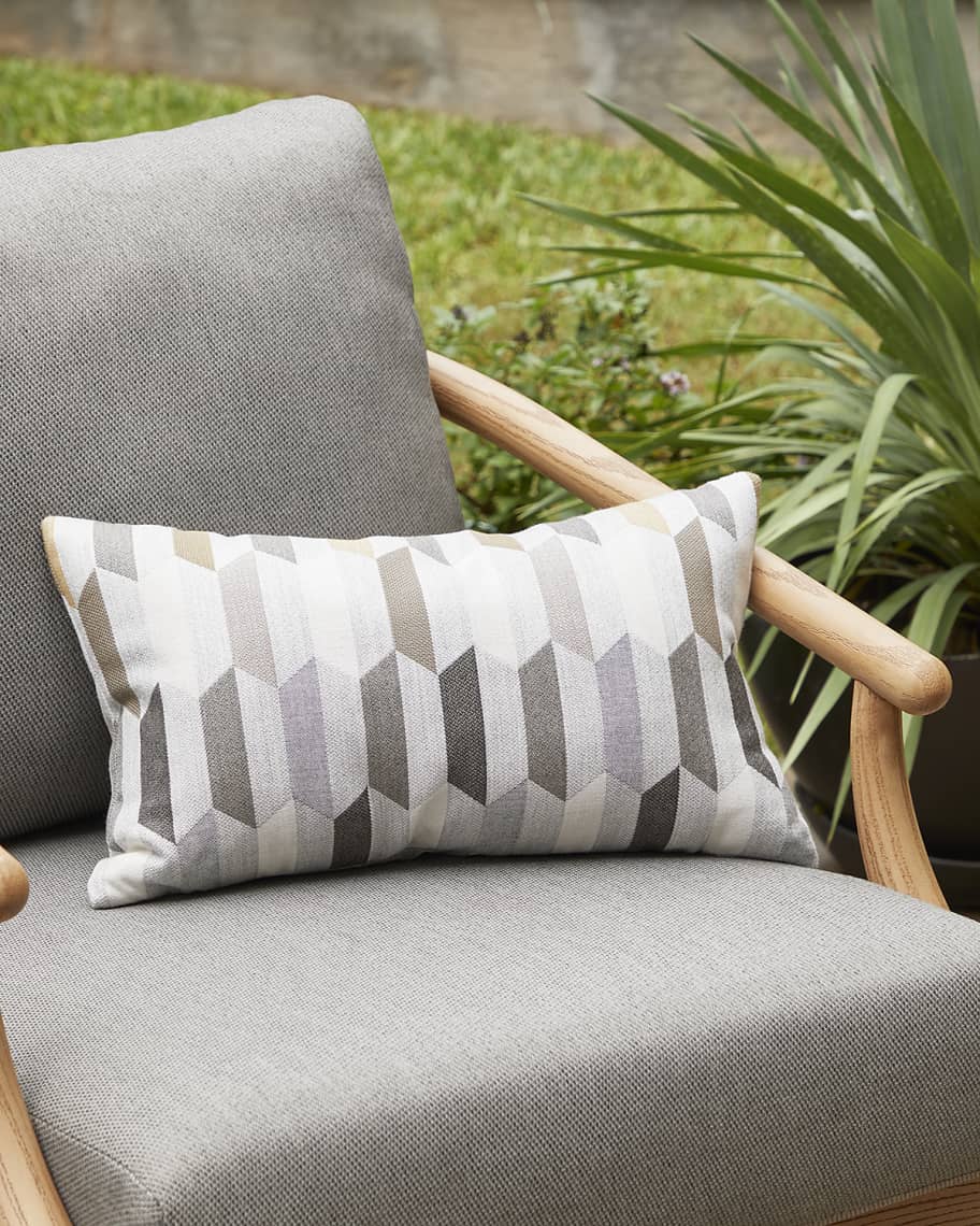 Elaine Smith Chiseled Lumbar Sunbrella Pillow | Neiman Marcus