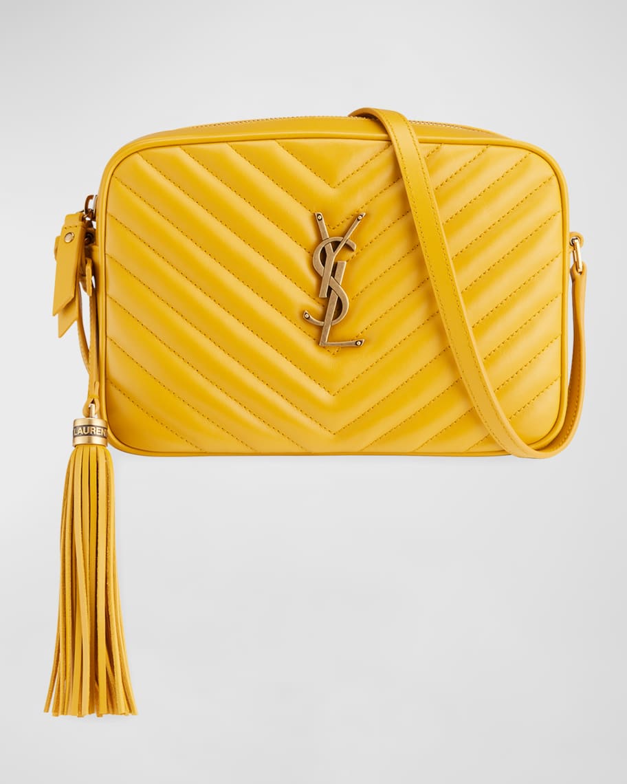 Saint Laurent Lou Medium Camera Monogram YSL Calf Crossbody Bag