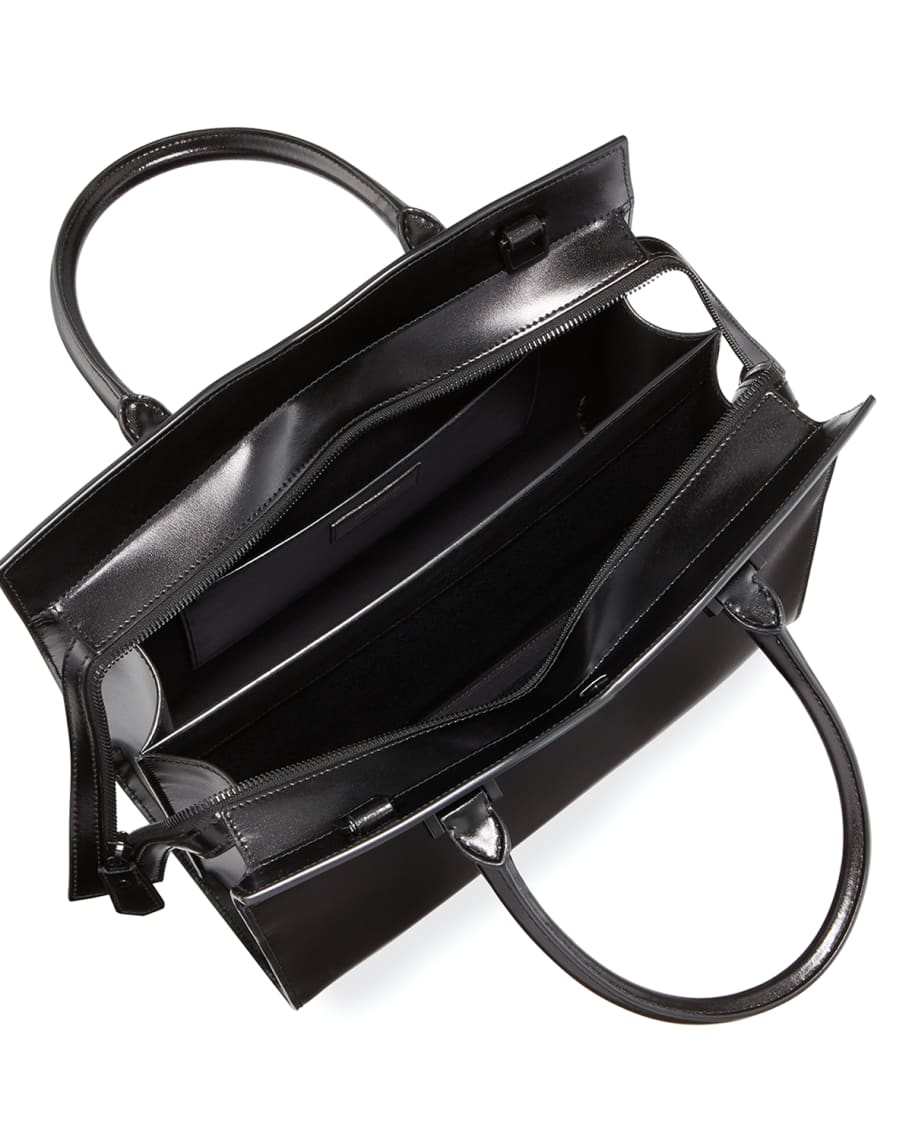 Saint Laurent Uptown Medium YSL Leather Tote Bag Neiman Marcus
