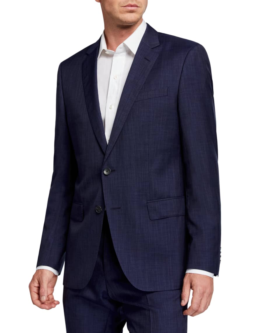 BOSS Men's Slim-Fit Textured Two-Piece Suit | Neiman Marcus