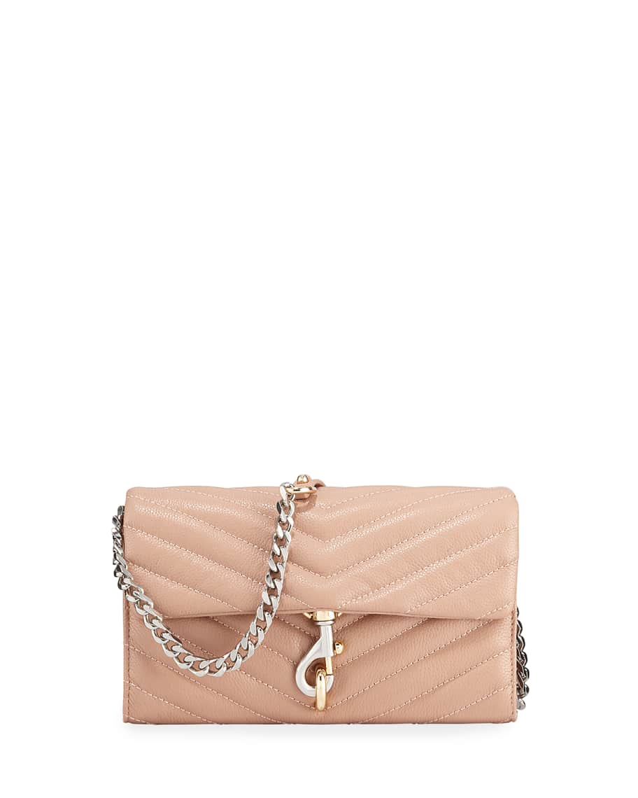 Rebecca Minkoff Edie Quilted Leather Wallet On Chain | Neiman Marcus