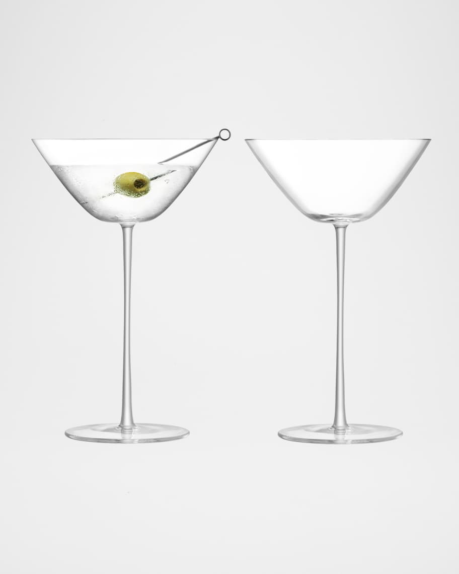Bar Culture Martini Glasses, Set of 2