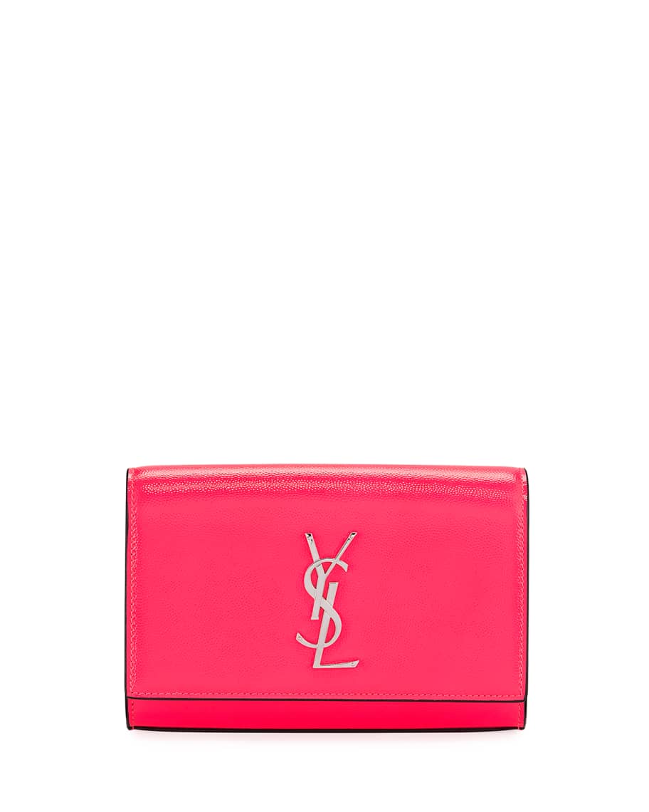 Saint Laurent Kate YSL Monogram Neon Belt Bag