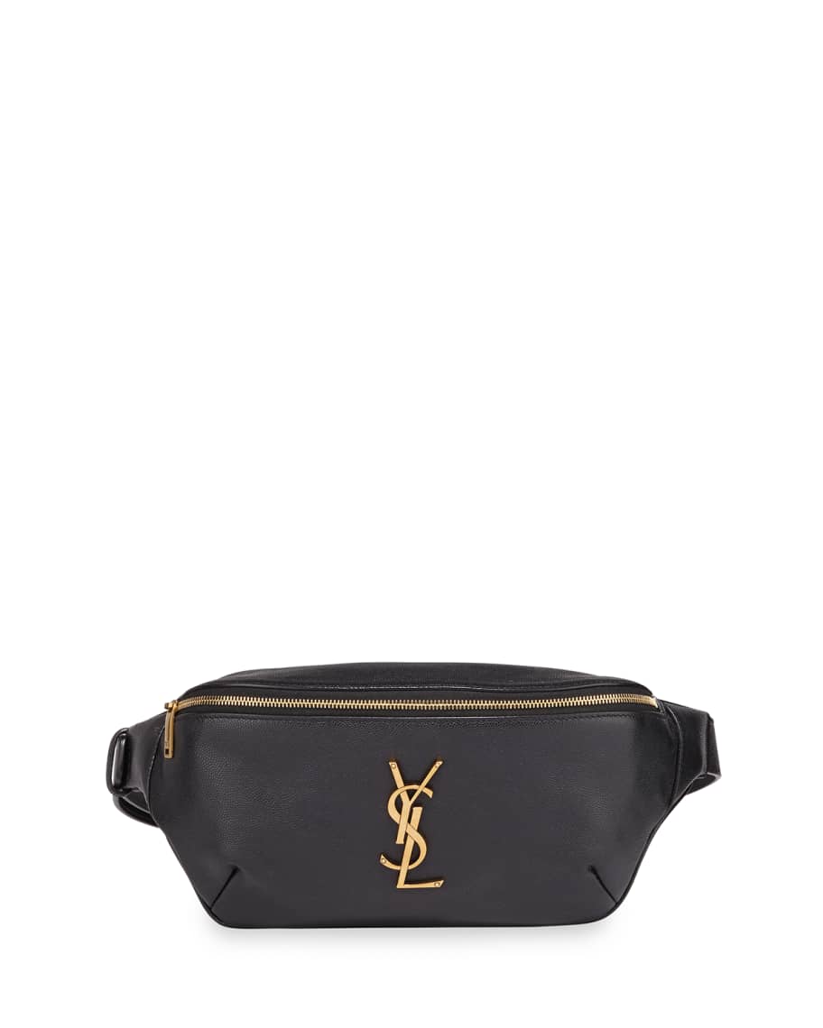 Shop Saint Laurent Leather Belt Bag