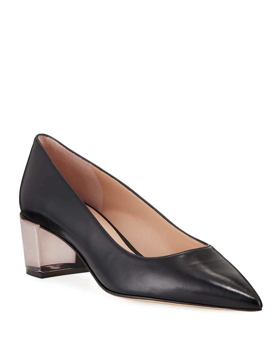 Stuart weitzman clear heel discount