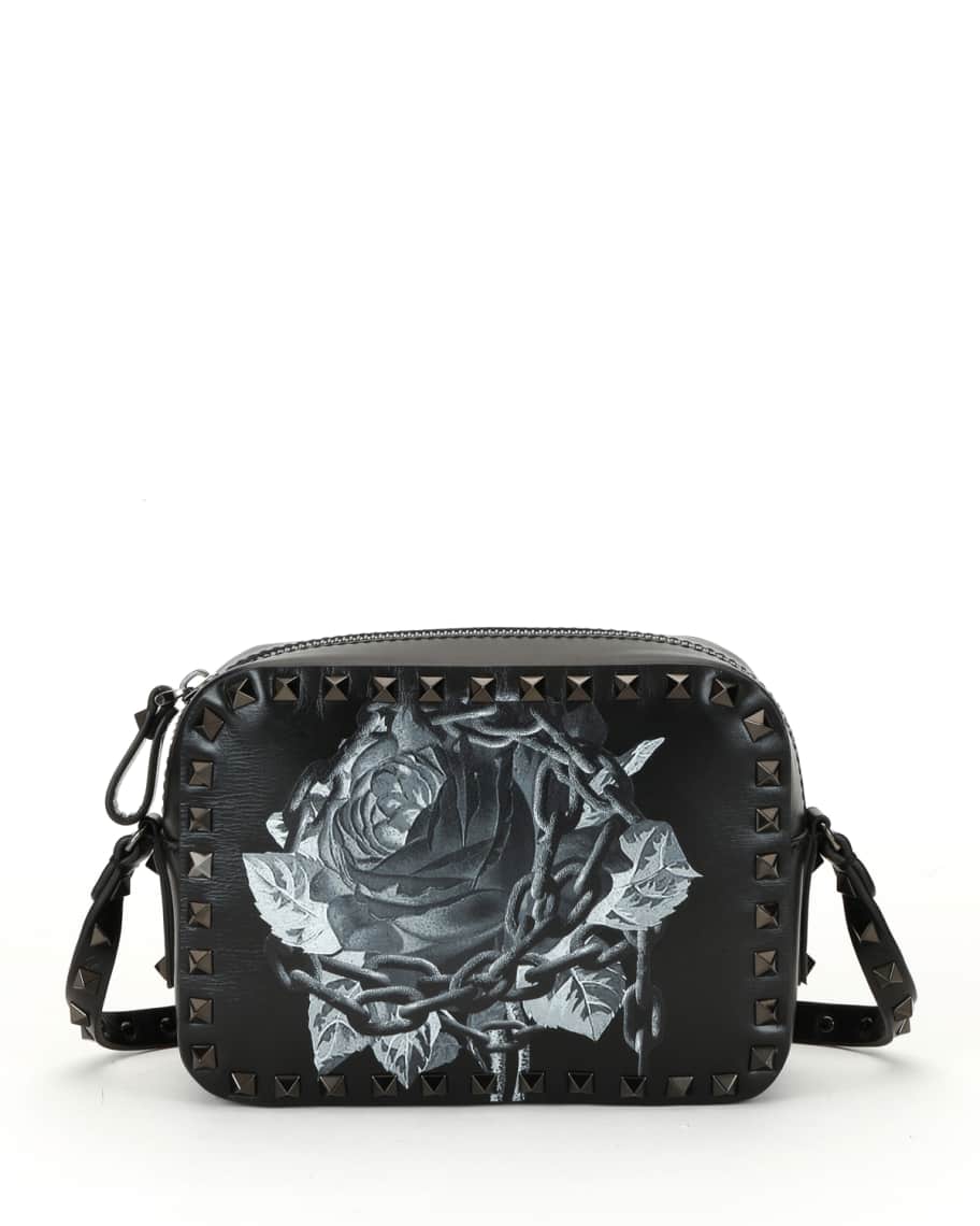 Valentino Garavani Rockstud Undercover Print Leather Crossbody
