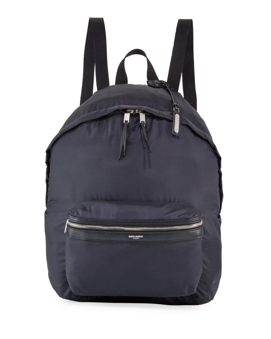 city backpack in nylon canvas and leather CANVAS,  Suit Negozi Eu Discover the City Backpack crafted from durable nylon and refined leather City Backpack Saint Backpack CITY
