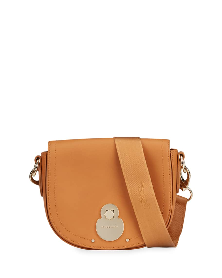 Longchamp Le Pliage Xtra Phone case with leather lace Orange