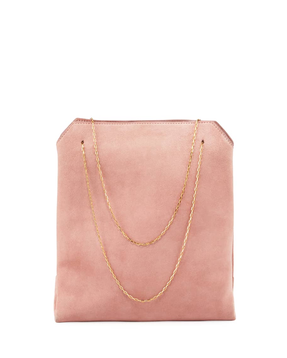 THE ROW Small Lunch Bag in Suede | Neiman Marcus