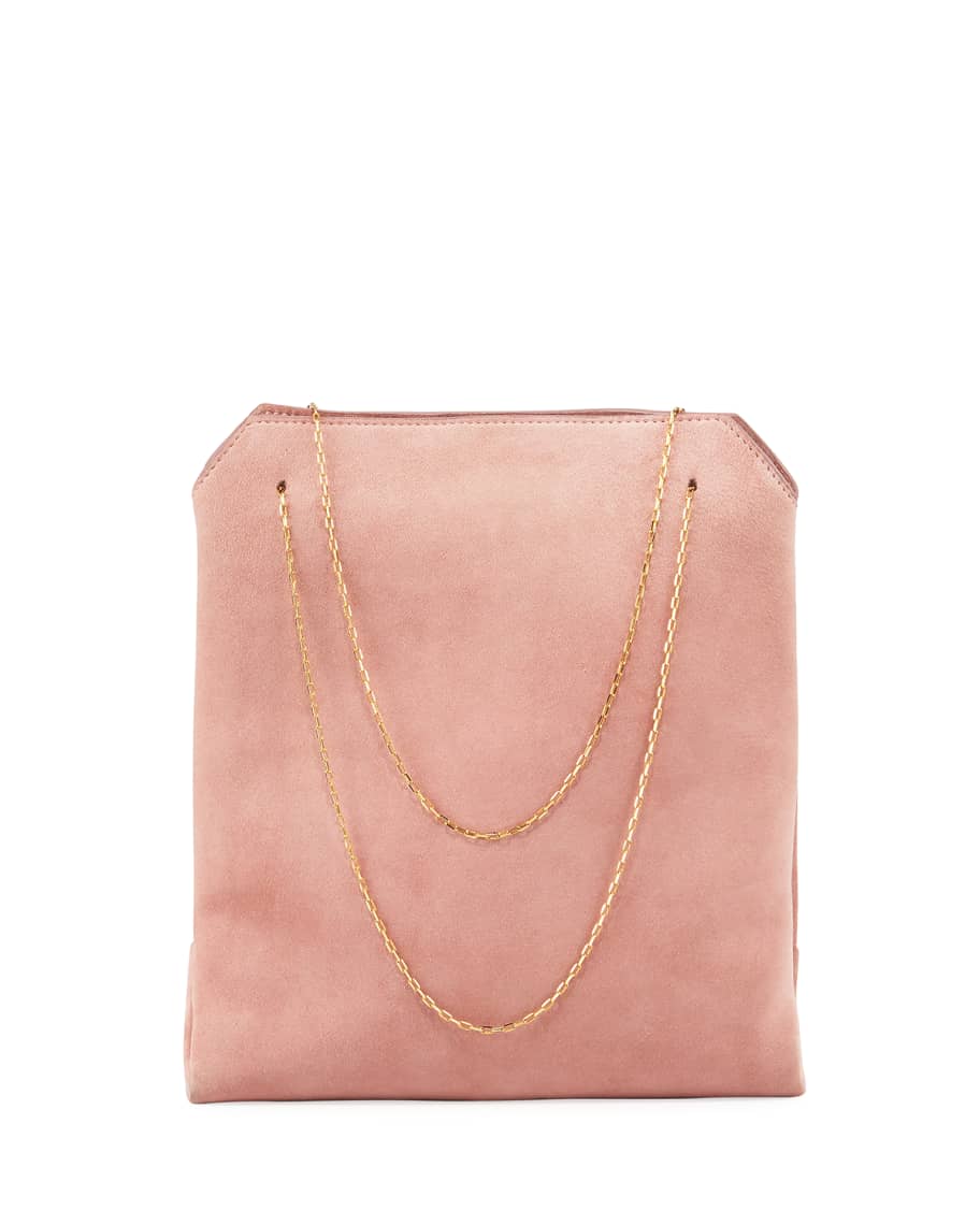 THE ROW Small Lunch Bag in Suede Neiman Marcus