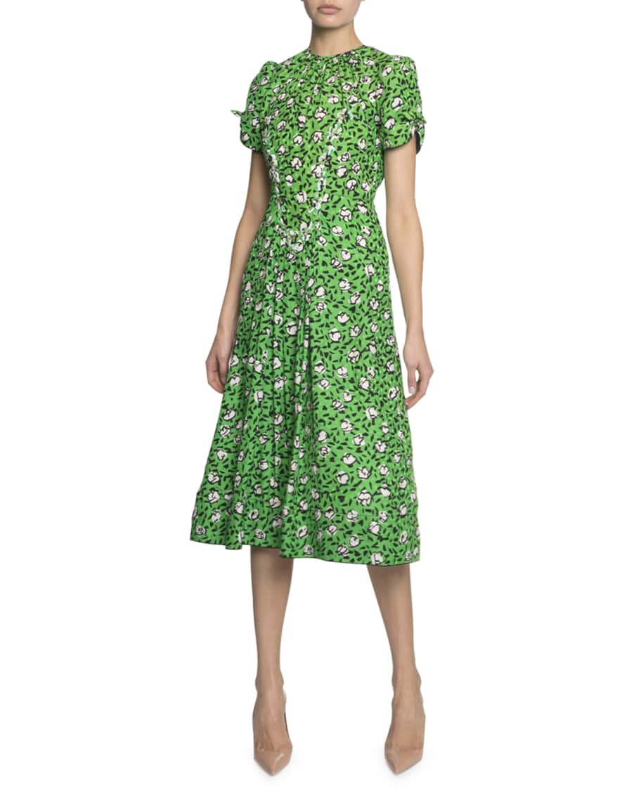 The Marc Jacobs Sofia Loves The '40s Floral-Print Midi Dress | Neiman ...