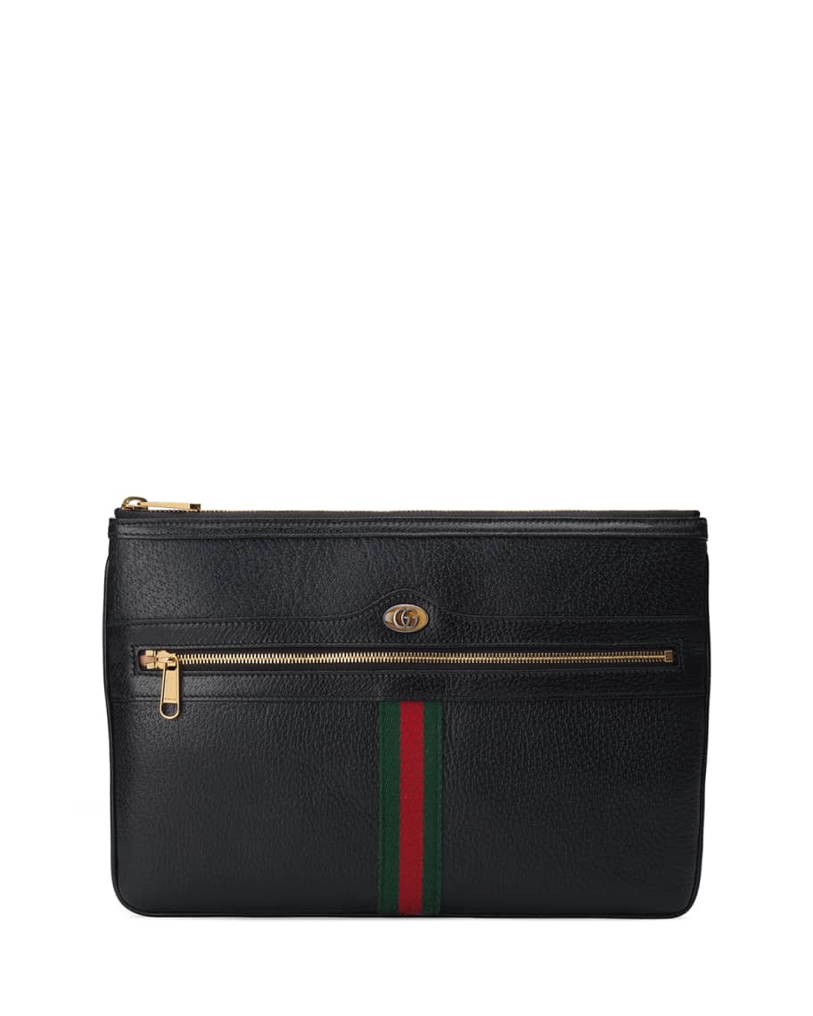 Gucci Ophidia Leather Pouch Wallet | Neiman Marcus