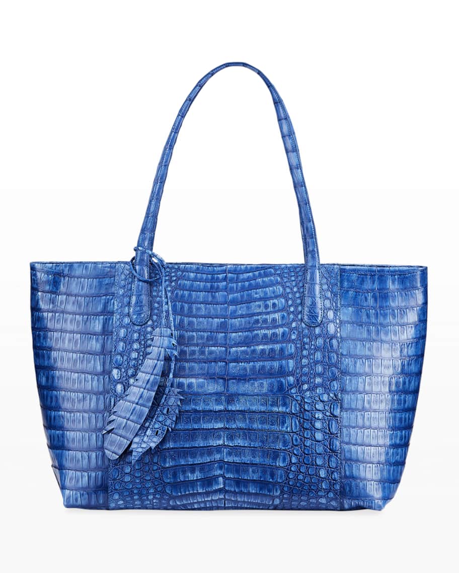 Nancy Gonzalez Crocodile Clutch Bag - Neutrals Clutches, Handbags