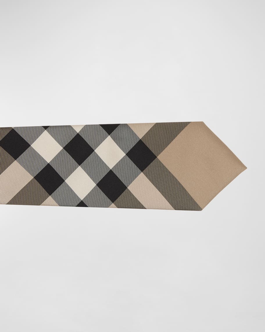 Image 2 of 3: Men's Blade 7cm Exploded Check Tie